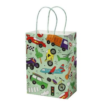 PUNGÅ CADOU DIN HÂRTIE - VEHICULE - Dim. 16x9x22 CM (12 buc.)