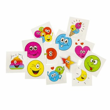 Tatuaje Temporare Smiley - Display 48 Pachete