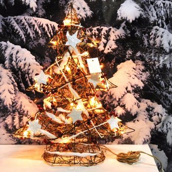 Brad de Crăciun Decorativ Luminos Mare 50 cm (1 buc.)
