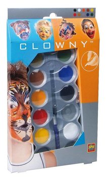 Culori pentru Pictură pe Față pe Bază de Apă SES Clowny (10 culori) (1 buc.)