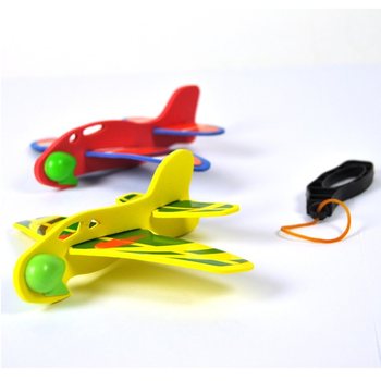 AVION DE JUCĂRIE DIN SPUMĂ CU LANSARE SET DE 2 (12 buc.)