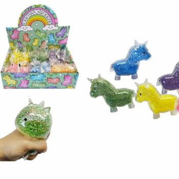 Unicorn flexibil cu sclipici &icirc;n display (12 bucăți)