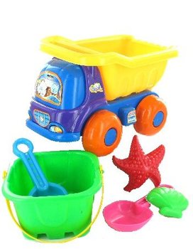SET MARE DE PLAJĂ - MODEL CAMION BASCULANTĂ (2 buc.)