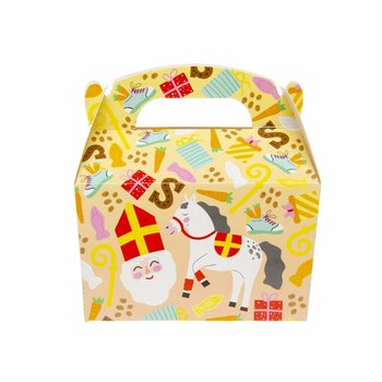 Cutii pentru cadouri Sf&acirc;ntul Nicolae 12x12.5x6 cm (12 buc.)
