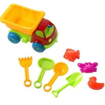 Set de Plajă Jucărie Basculantă 17 cm (10 buc.)