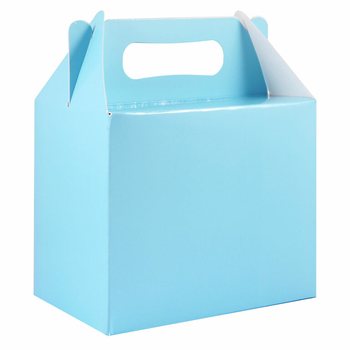 Cutie cadou / Servire Culoare: Albastru deschis 14x18x10 cm (12 buc.)