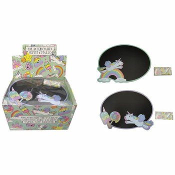 Tablă de scris Unicorn cu cretă (Display de 24)