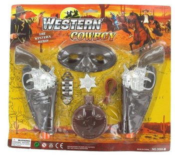 SET DE JOACĂ COWBOY WESTERN (6 buc.)