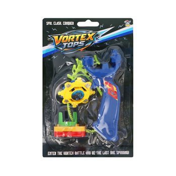 Titirez cu Lansator Spinner Battle pe Blister (6 buc.)