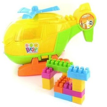 ELICOPTER MARE PLIN CU BLOCURI DE CONSTRUCȚIE