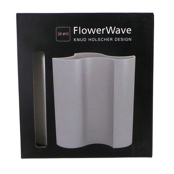 D-ZN - Vază pentru Flori FLOWERWAVE - Alb (1 buc.)