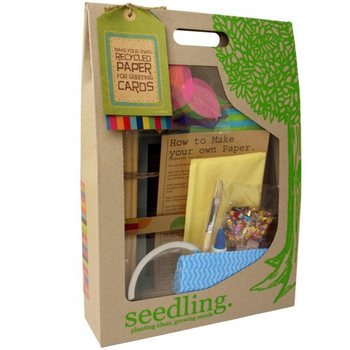 Set Creativ SEEDLING - Creează-ți propriile felicitări din hârtie reciclată
