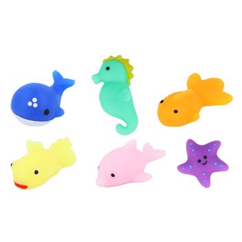 Jucării Squishy Animale Marine pentru Tombolă - &Icirc;n Display (96 buc.)