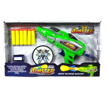 PISTOL AIR BLASTER CU SĂGEȚI ȘI ȚINTĂ (2 buc.)