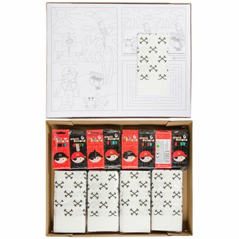 SET COMPLET HO.RE.CA PIRAT - 48x Seturi creioane + 100x Planșe colorat + 100x Șervețele (248 buc.)