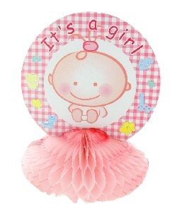 Decorațiune de Masă Nou-Născut - Roz Baby (12 buc.)
