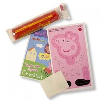 Creează-ți propria figurină din plastilină Peppa Pig (10 buc.)