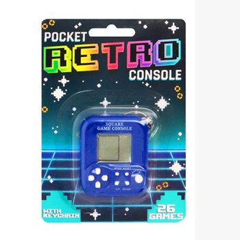 MINI CONSOLĂ JOCURI RETRO CU BRELOC - 26 JOCURI (6 buc.)