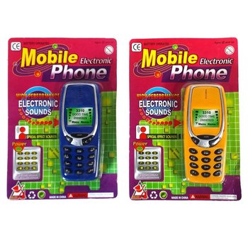 Telefon mobil de jucărie cu sunete pe blister (12 buc.)
