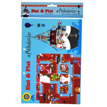 Calendar numărătoare inversă Sinterklaas și Piet - Model 2 (9 buc.)