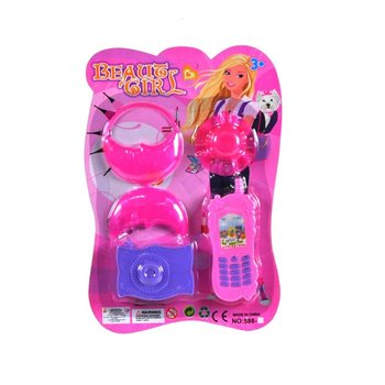 Set de frumusețe Beauty Girl pe carton (6 buc.)