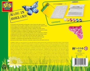 SES Creative Set Turnat și Pictat - Fluturi (1 buc.)