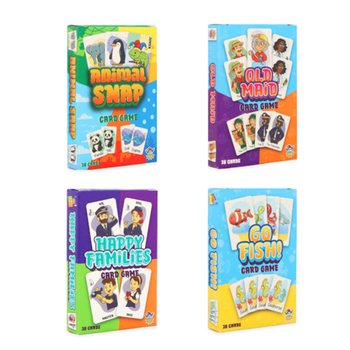 MIX 4 JOCURI CLASICE DE CĂRȚI DIFERITE - &Icirc;N DISPLAY (12 buc.)