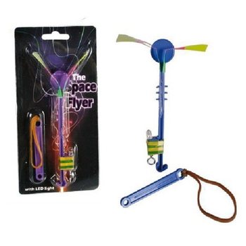ELICOPTERE LUMINOASE CU CATAPULTĂ PE CARD (6 buc.)