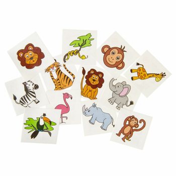 Tatuaje Distractive - Display Animale din Jungl#259; (48 Pachete)