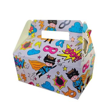 Cutie Meniu Copii Superhero - 22,5 x 12 x 9,5 cm (24 buc.)