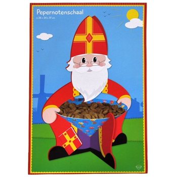 Bol Mare pentru Pepernoten Sf&acirc;ntul Nicolae 26 x 24 x 33 cm (6 buc.)