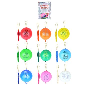 BALOANE PUNCH BALL CU DESIGN MIXT (50 buc.)