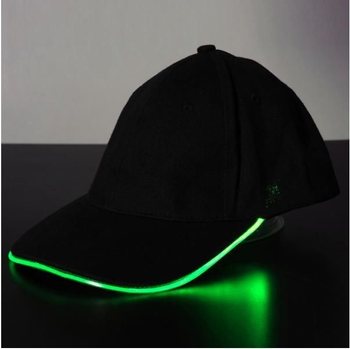 ȘAPCĂ LED LUMINOASĂ / PARTY CAPS - CULOARE: VERDE (12 BUC.)