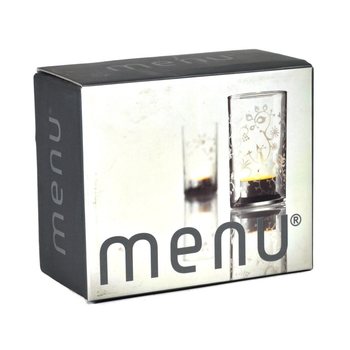 MENU - Suport pentru lumânări cu model sablat, set de 2 (1 set)
