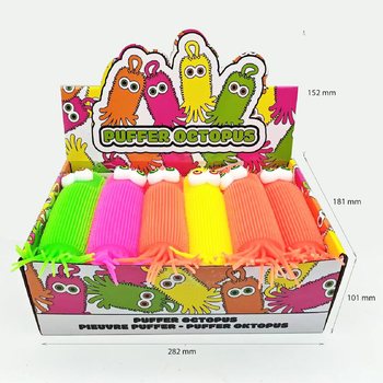 Minge Puffer Caracatiță - 20cm lungime - &Icirc;n display (12 buc.)