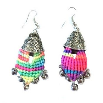 Cercei multicolori (1 buc.)