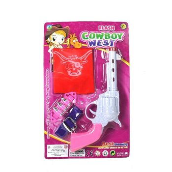 Set Cowgirl pentru Fete cu Lumini și Sunete (6 buc.)