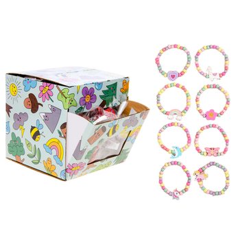 BRĂȚĂRI ELASTICE DIN LEMN PENTRU FETE - &Icirc;N DISPLAY (100 buc)