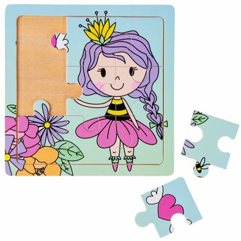 Display Puzzle din Lemn pentru Fete (24 bucăți)