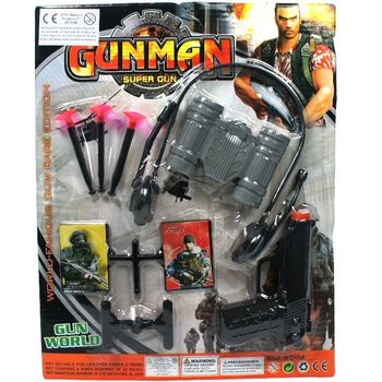 Set de Poliție de jucărie pe carton - Model 2 (6 buc.)