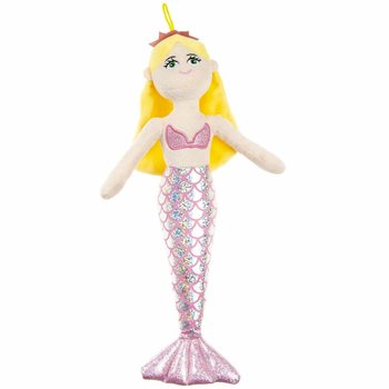 Păpușă Sirenă mare din pluș 39 cm - Mix culori (12 buc.)