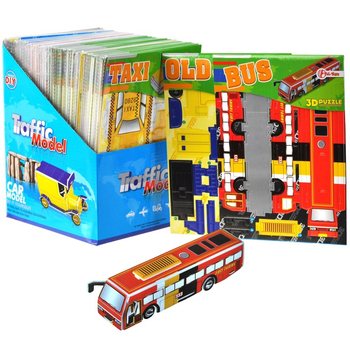 Puzzle Auto 3D în Display (64 buc.)