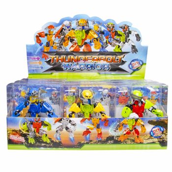 FIGURINĂ DE ACȚIUNE THUNDERBOLT ROBOT WARRIOR &Icirc;N DISPLAY (12 bucăți)