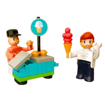 KIDS BRICKS FUN PARK - SET BLOCURI DE CONSTRUCȚIE - 130 PIESE (1 buc.)