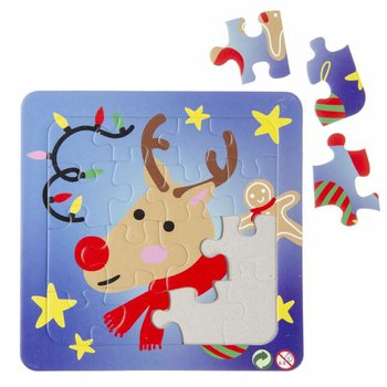 Puzzle-uri de Crăciun 14x14 cm (50 buc.)