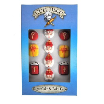 Decorațiuni comestibile pentru brioșe Sinterklaas (12 buc.)