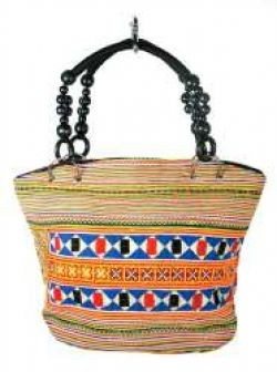 Art.nr: 97735 - Geantă B-FAIR Beads cu mărgele negre (1 buc)
