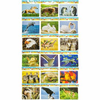 MIX Puzzle-uri Mici cu Animale (72 buc.)