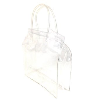 Pungă de Ambalare Transparentă de Lux cu Fund Plat și M&acirc;ner Robust 18,5x18cm (25 buc)