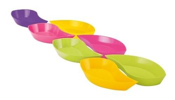 Zak! Designs Set Boluri pentru Gustări Flora Frunze, 7 Piese (1 set)